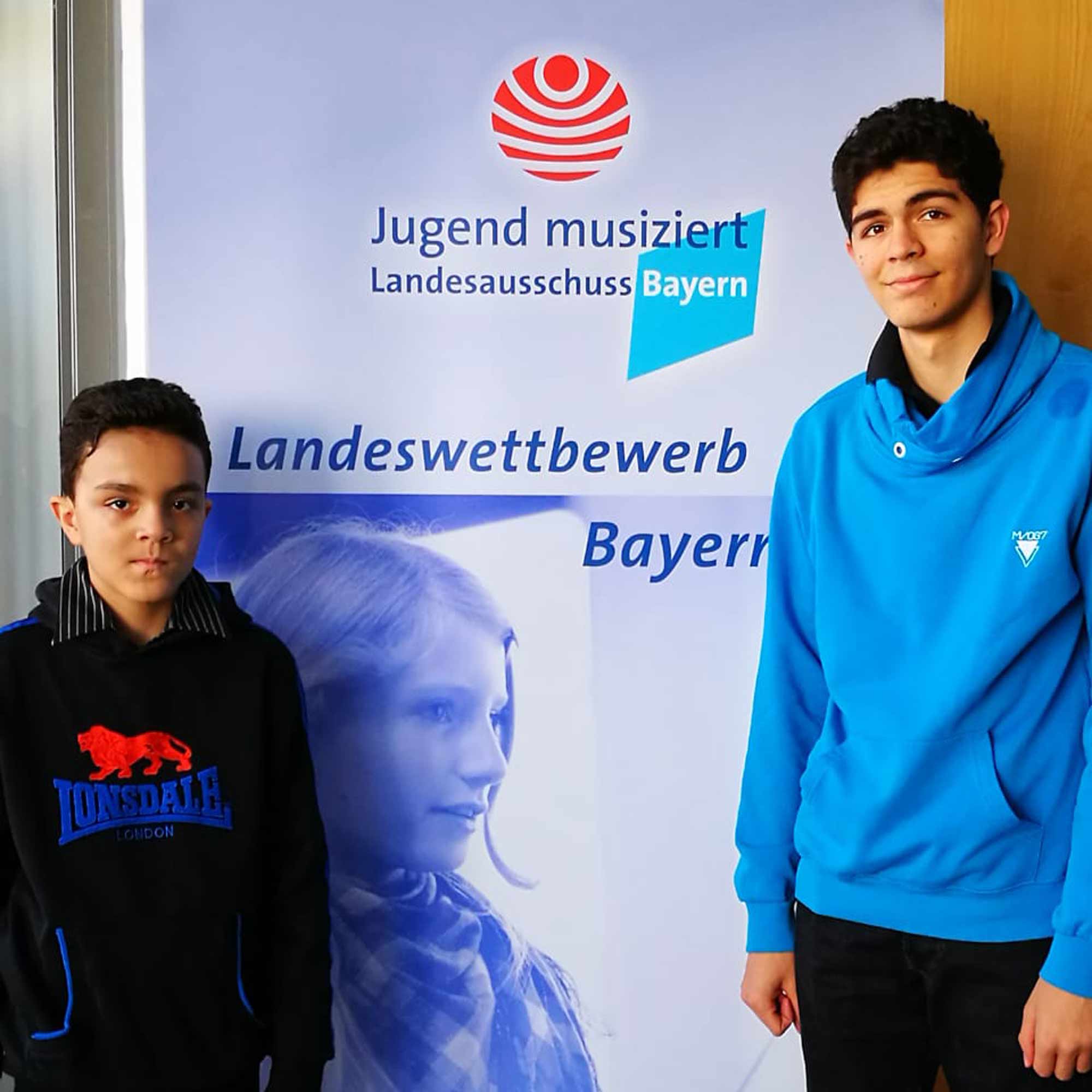 Elias und David Nassor erspielen einen zweiten Preis beim Landeswettbewerb
